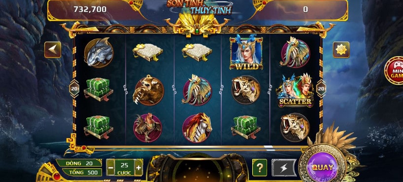 Cách chơi Nổ Hũ Sơn Tinh Thuỷ Tinh Pg88 